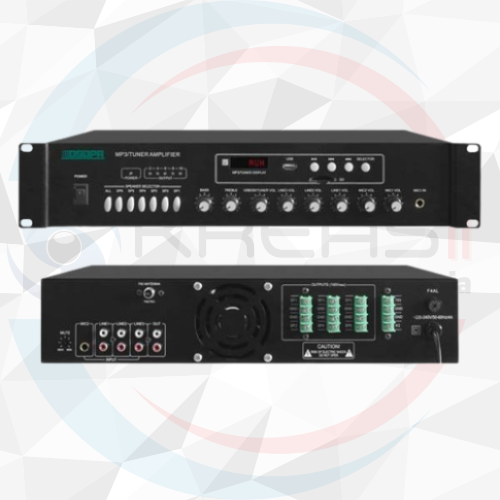 DSPPA 6 Zones Mixer Amplifier with USB/SD/FM MP265U